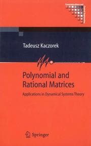 Tapa de Polynomial and Rational Matrices