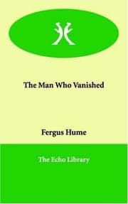 Tapa de The Man Who Vanished