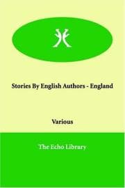 Tapa de Stories by English Authors - England