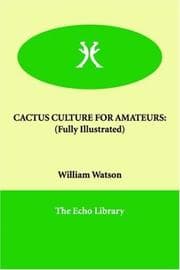 Tapa de Cactus Culture for Amateurs