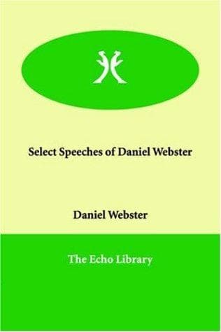 Tapa de Select Speeches of Daniel Webster