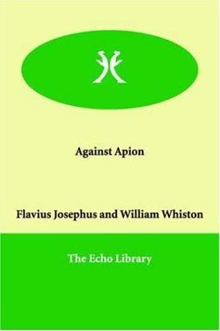 Tapa de Against Apion