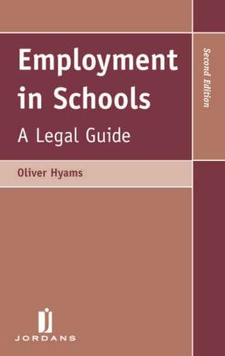 Tapa de Employment in Schools