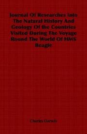 Tapa de Journal Of Researches Into The Natural History And Geology Of the Countries Visited During The Voyage Round The World Of HMS Beagle