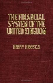 Tapa de The Financial System Of The United Kingdom