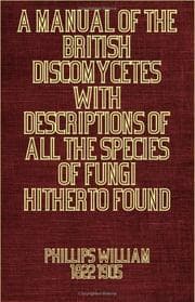 Tapa de A Manual of the British Discomycetes