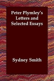 Tapa de Peter Plymley's Letters and Selected Essays