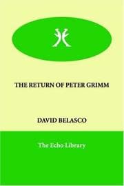 Tapa de THE RETURN OF PETER GRIMM