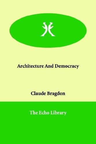 Tapa de Architecture And Democracy