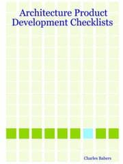 Tapa de Architecture Product Development Checklists
