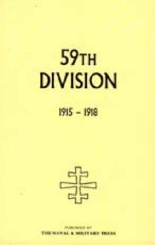 Tapa de 59th DIVISION. 1915-1918