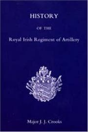 Tapa de HISTORY OF THE Royal Irish Regiment of Artillery