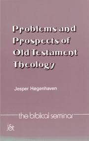 Tapa de Problems and prospects of Old Testament theology