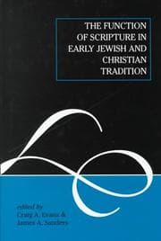 Tapa de The function of scripture in early Jewish and Christian tradition