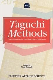 Tapa de Taguchi Methods