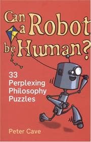 Tapa de Can a robot be human?