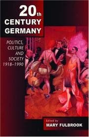 Tapa de Twentieth-Century Germany