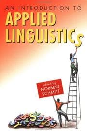 Tapa de An Introduction to Applied Linguistics