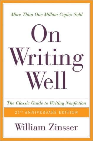 Tapa de On Writing Well