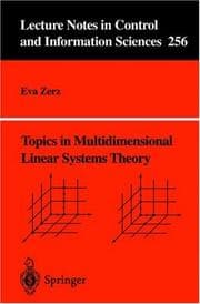 Tapa de Topics in Multidimensional Linear Systems Theory