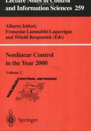 Tapa de Nonlinear control in the year 2000