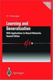 Tapa de Learning and generalisation