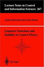 Tapa de Liapunov functions and stability in control theory
