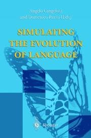 Tapa de Simulating the evolution of language