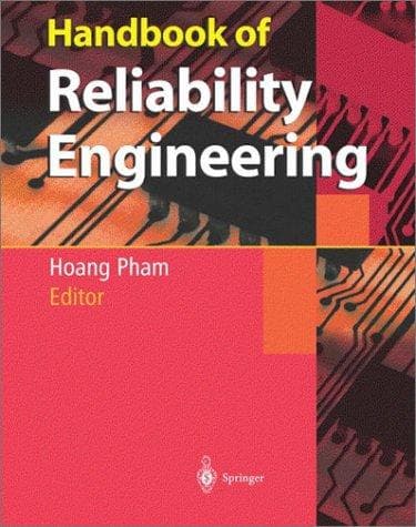 Tapa de Handbook of reliability engineering