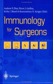 Tapa de Immunology for surgeons