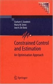 Tapa de Constrained control and estimation