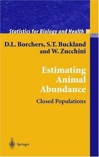 Tapa de Estimating animal abundance