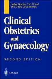 Tapa de Clinical obstetrics and gynaecology