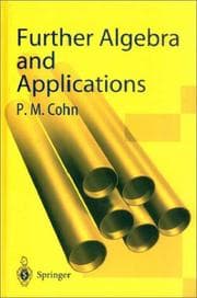 Tapa de Further algebra and applications