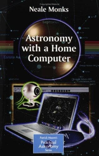 Tapa de Astronomy with a Home Computer (Patrick Moore's Practical Astronomy Series)