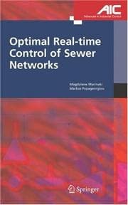 Tapa de Optimal real-time control of sewer networks