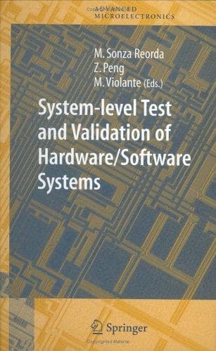 Tapa de System-level test and validation of hardware/software systems
