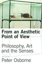 Tapa de From an aesthetic point of view