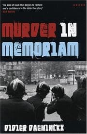 Tapa de Murder in Memoriam