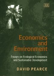 Tapa de Economics and Environment Essays on Ecological Economics and Sustainable Development
