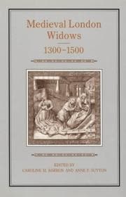 Tapa de Medieval London widows, 1300-1500