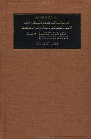 Tapa de Advances in Developmental and Behavioral Pediatrics