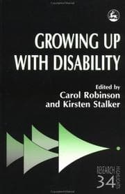 Tapa de Growing up with disability