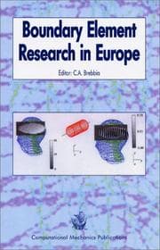 Tapa de Boundary element research in Europe