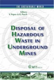 Tapa de Disposal of hazardous waste in underground mines
