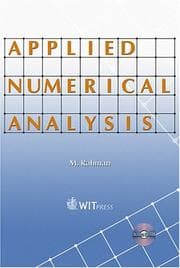 Tapa de Applied numerical analysis