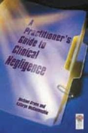 Tapa de Clinical negligence and complaints