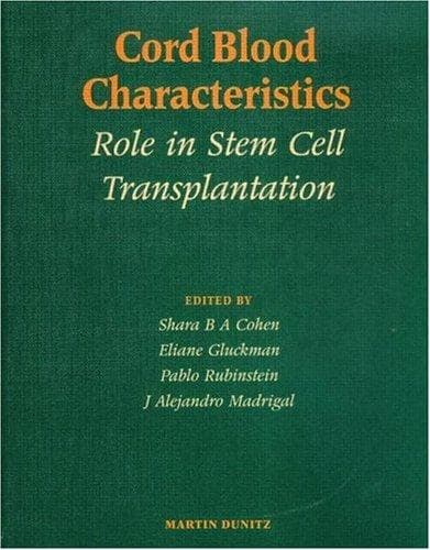 Tapa de Cord Blood Characteristics
