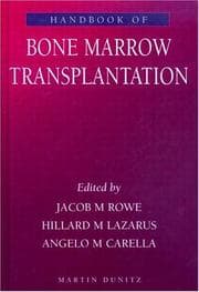 Tapa de Handbook of bone marrow transplantation