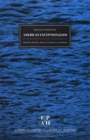 Tapa de Reflections on American exceptionalism